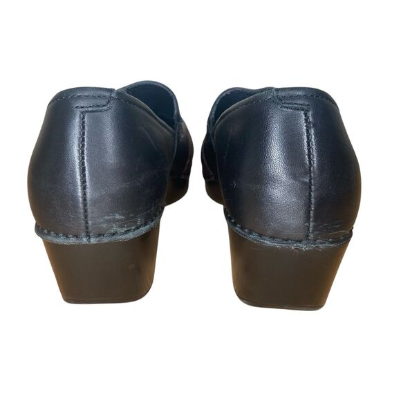 Dansko Women’s Clogs Size EU 39 US 8.5-9 Brown Black Leather Tenley Slip On - Picture 4 of 10